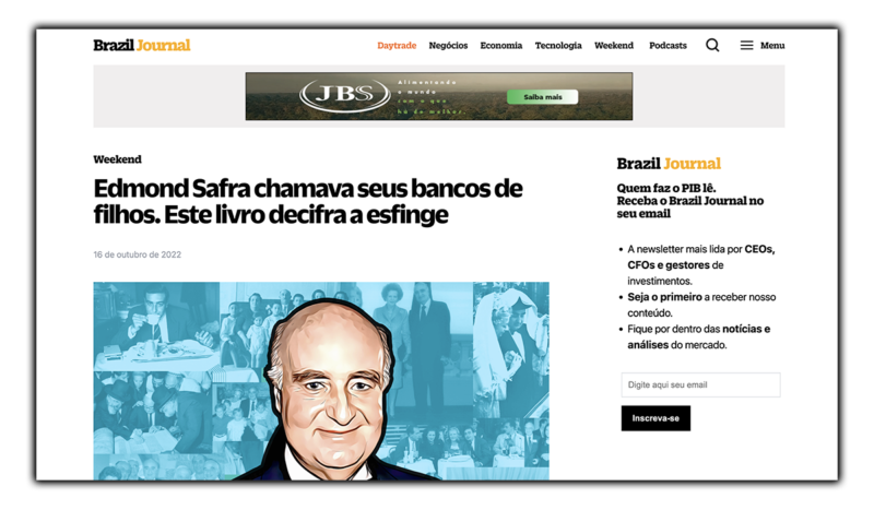 Edmond Safra called his banks his children. This book deciphers the sphinx – Brazil
