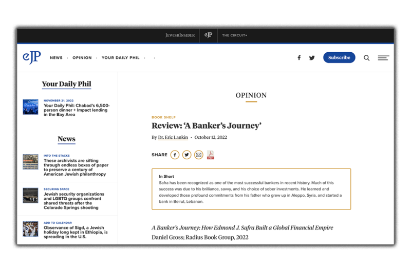Review: ‘A Banker’s Journey’