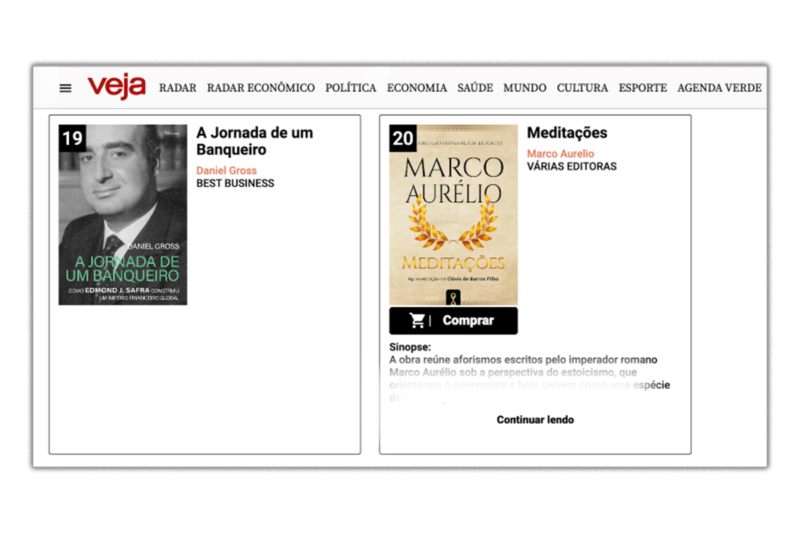 Major Brazilian magazine includes ‘A Banker’s Journey’ in best-seller list